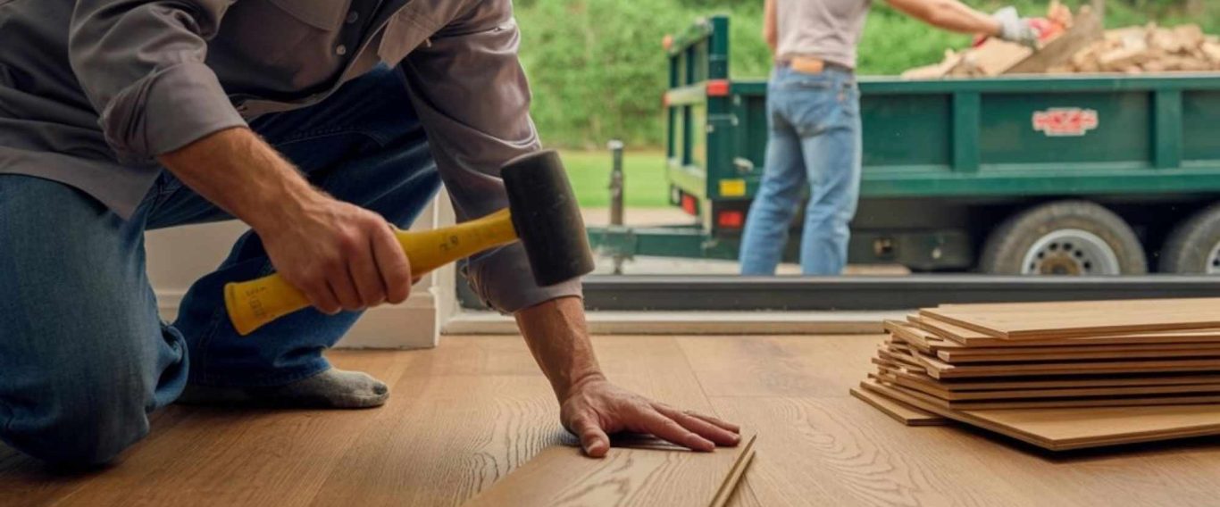 Contact TR & Sons for flooring and junk removal services in Peoria, Surprise, Sun City and the Valley